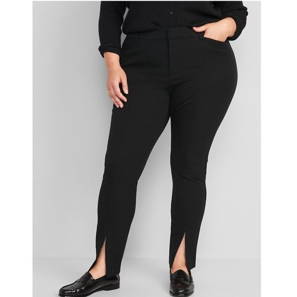 Old Navy Pants Size 18 High-Waisted Split-Front Pixie Skinny - Picture 1 of 13